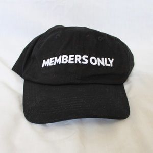 Members Only Baseball Cap (one size fits all)